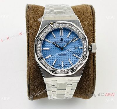 Audemars Piguet Royal Oak 37mm Watch Tiffaay Face 9015 Movement